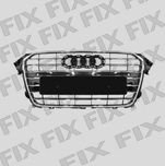 Решітка радіатора AUDI A4 (B8), 11.2011 - 11.2015, S-Line; з парк.отв,