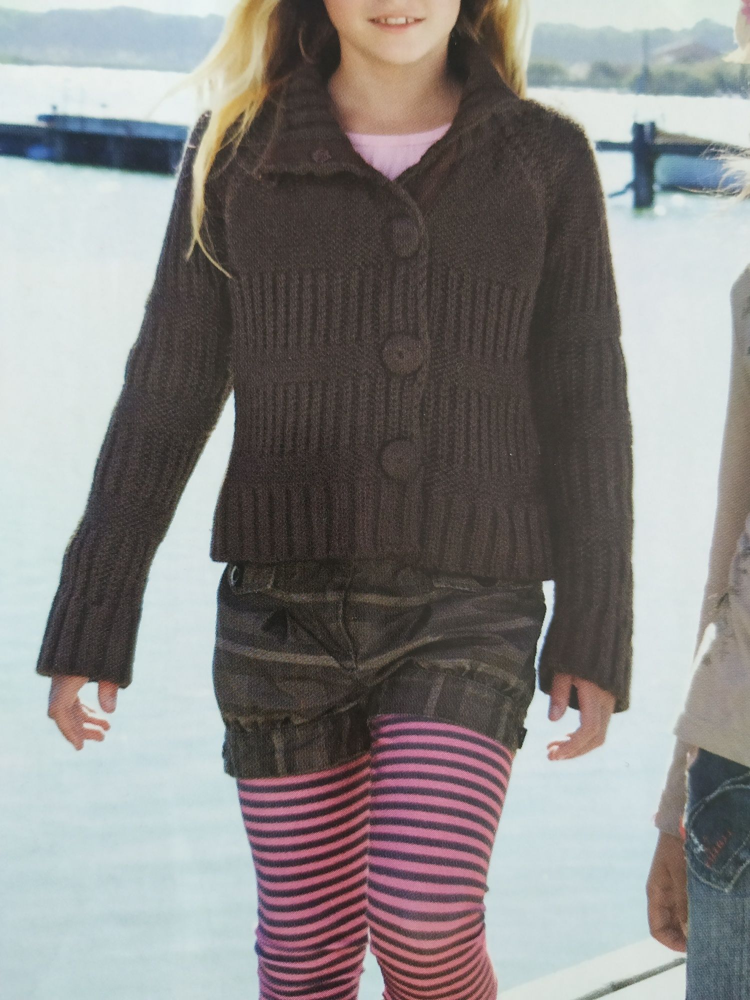 Sweter dla dziewczynki marki Next 5-6 lat 116 cm