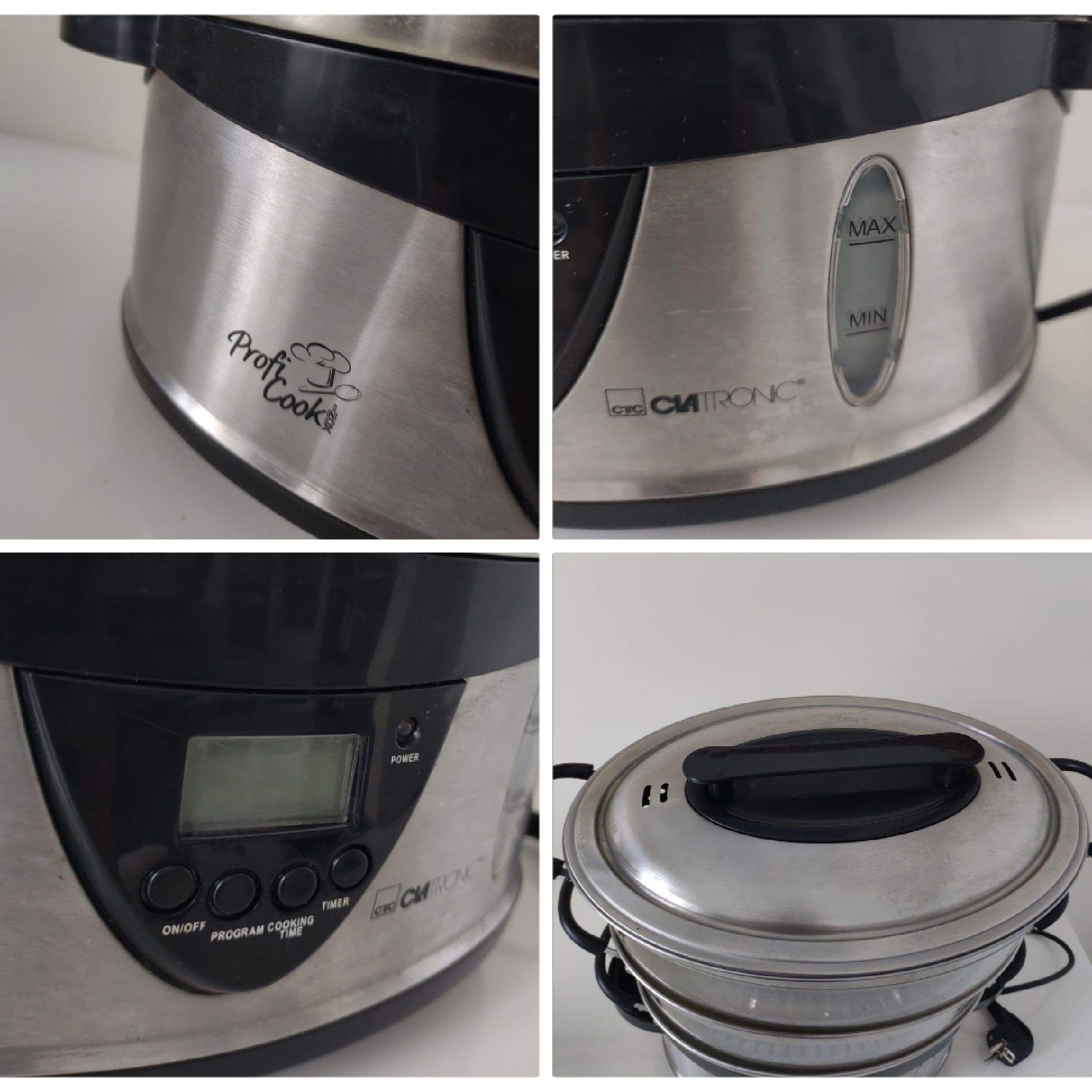 Parowar Clatronic DG 3083 Profi Cook ze stali