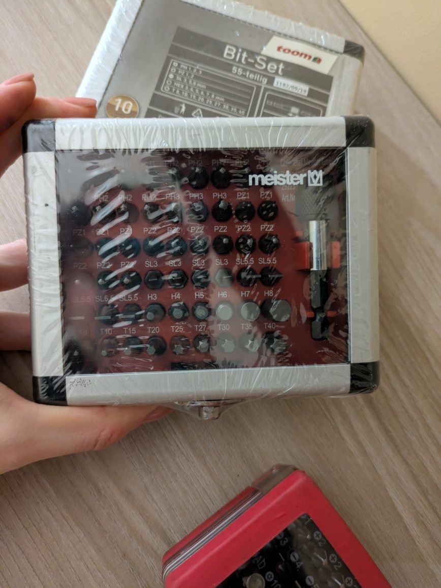 НАБІР БІТ від бренду Krone Bosh Toom Meister 
Ціни 8-12€
Ціни уточнюй