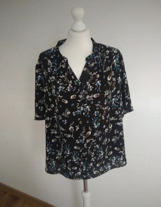 Luźna nowa modna bluzka w kwiaty b.young L