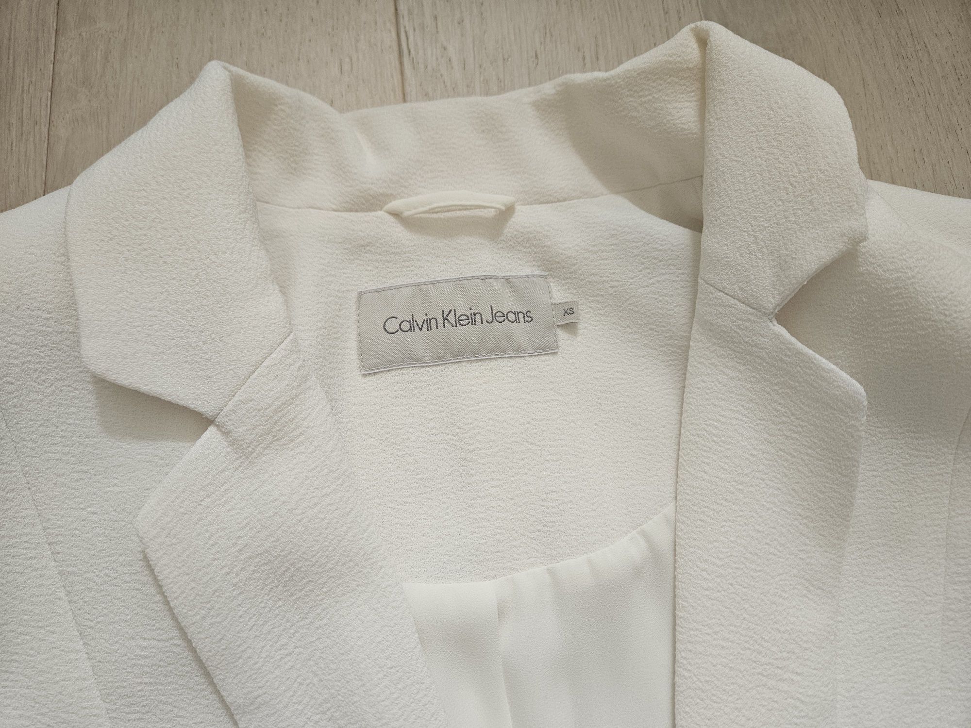 Kremowa Marynarka, Calvin Klain, XS