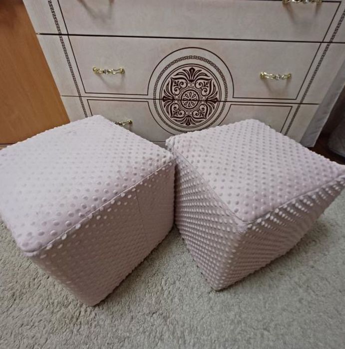 ПІД ЗАКАЗ! Унікальні чохли на пуфи, міцна тканина, 20+ кольорів