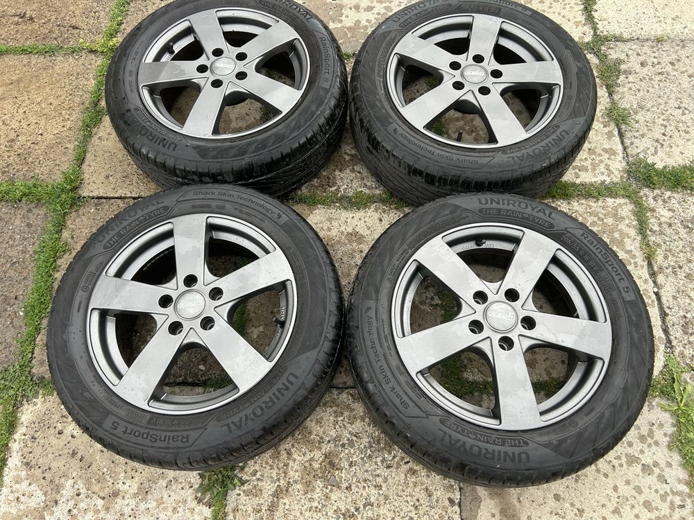 Jak Nowe Alufelgi Opel 16 5x110 astra zafira Opony Uniroyal 7-8mm 2021
