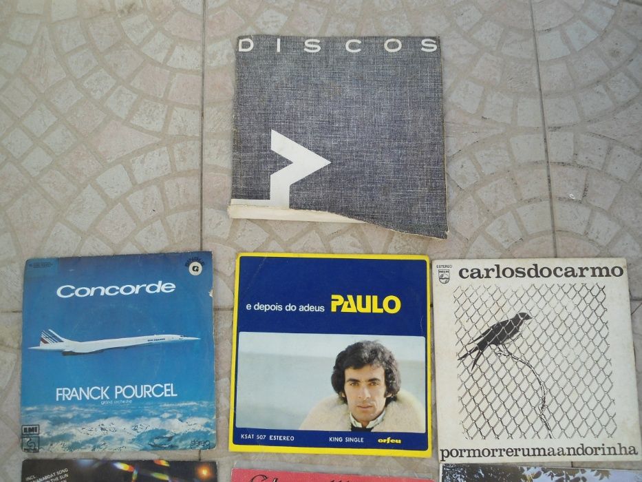 VINIL 9 discos Single´s autores diversos