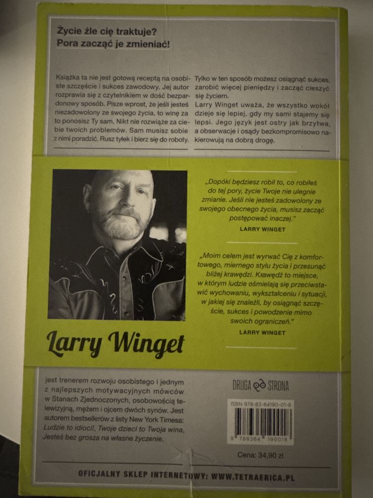 Zamknij się! Przestań narzekać i zacznij żyć - Larry Winget
