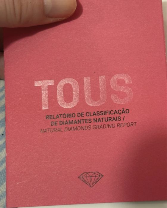 Colar Tous ouro e diamantes Novo