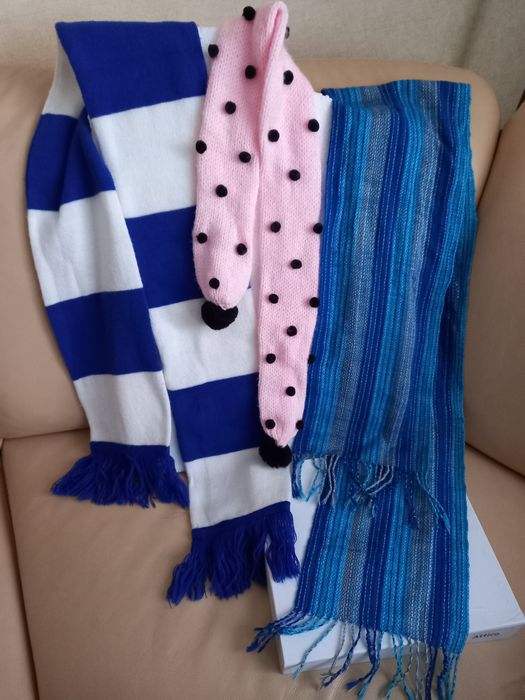 Шарф Свинка Пеппа/шалик, Комплект Шапка и варежки