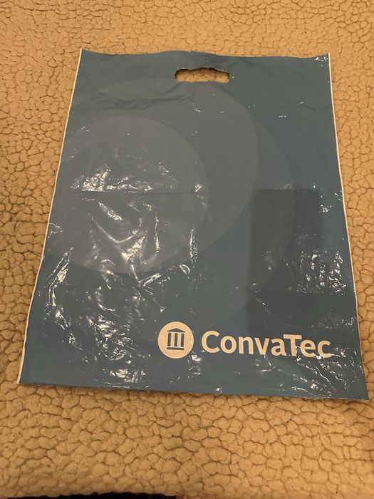 Reklamówka Convatec, do kolekcji, foliowa, używana