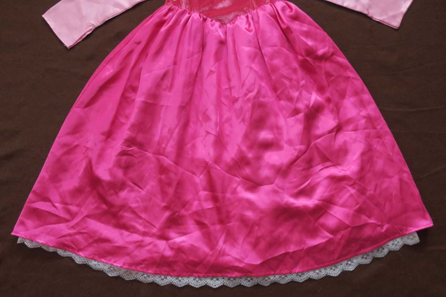 Sukienka karnawałowa księżniczka Aurora Disney r 116, 5-6 strój Aurora