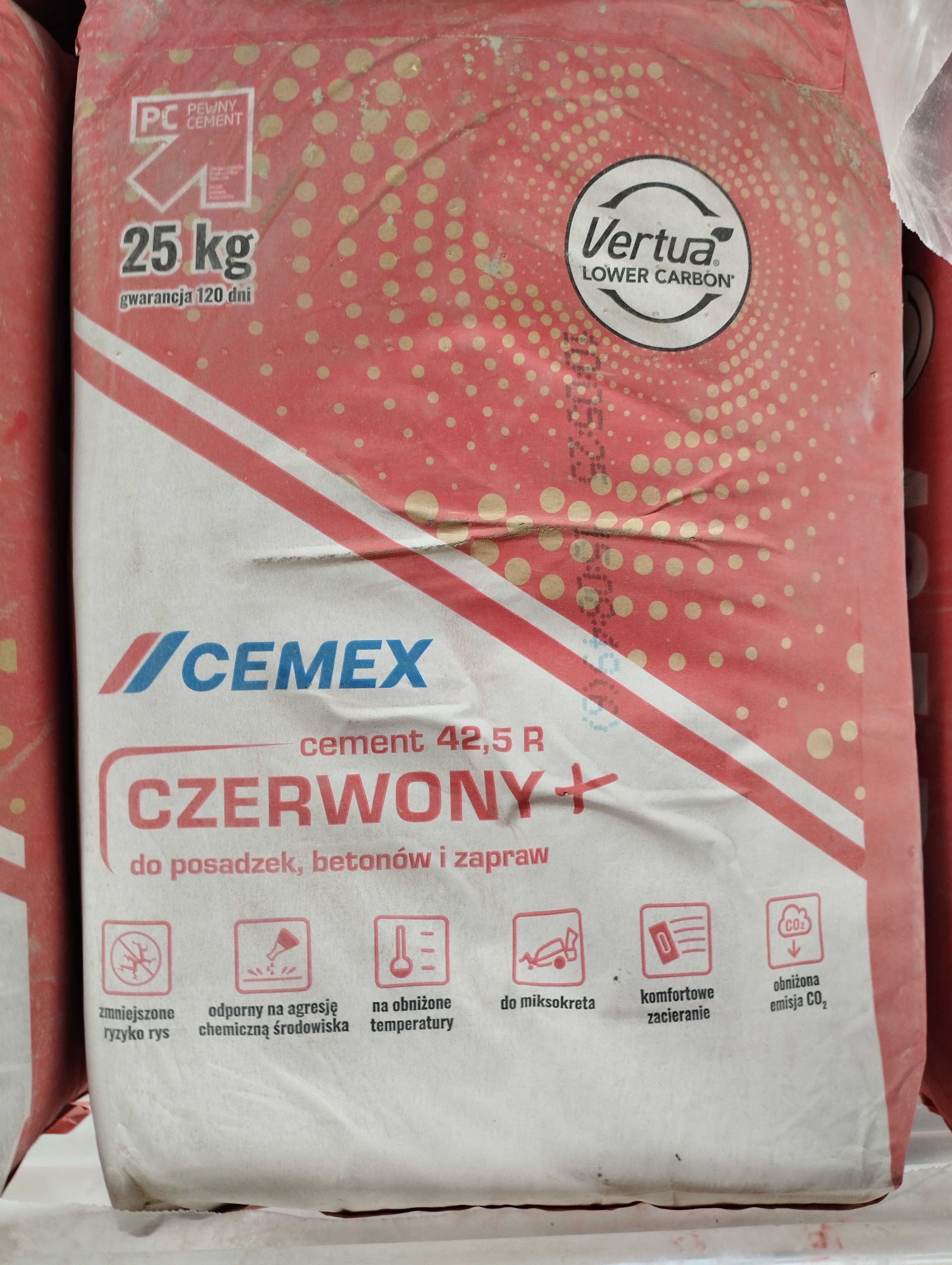 Cement czerwony 42.5 Cemex