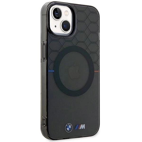 Etui BMW Pattern MagSafe na iPhone 14 Plus - szare