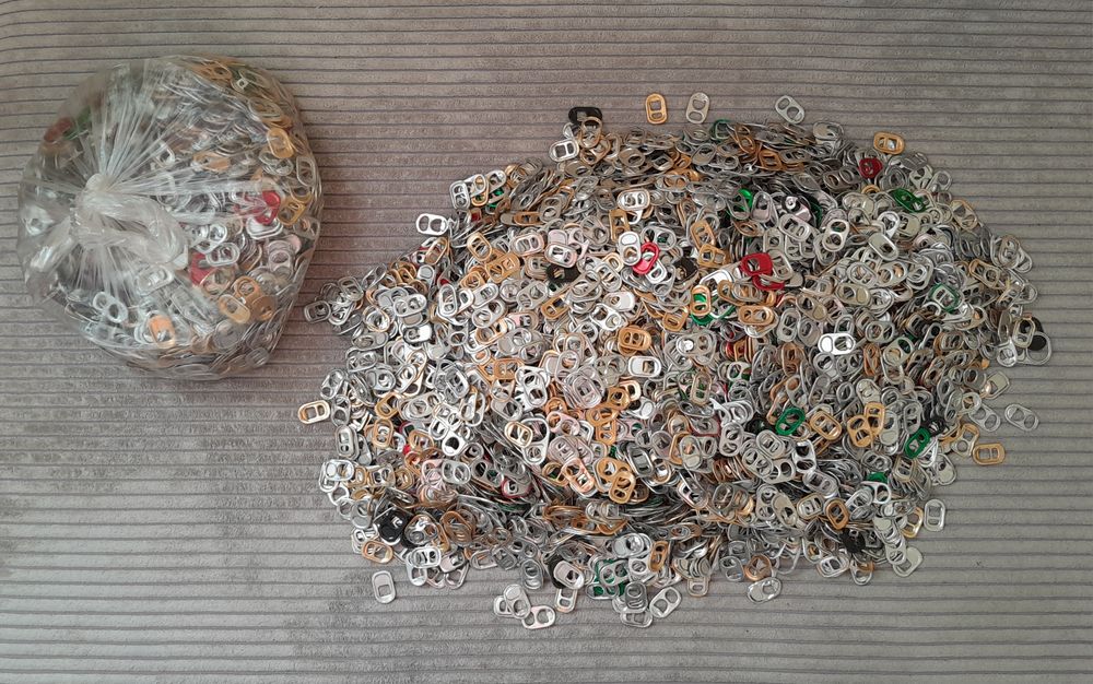 Zawleczki od puszek (kilkaset sztuk, ok 2 kg)