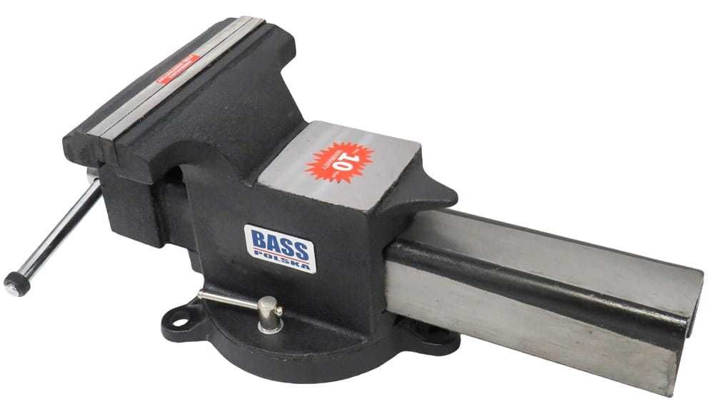 BASS POLSKA Stalowe Imadło Ślusarskie Obrotowe 200mm 8" BP3254
