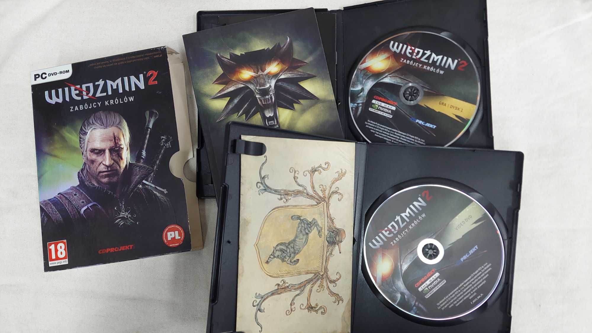 Wiedźmin 2 Edycja Kolekcjonerska PC + przewodnik + CD action