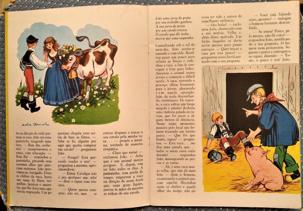 Livro 26x35cm "João Sortudo" Pais & Filhos - Ótimo Estado!