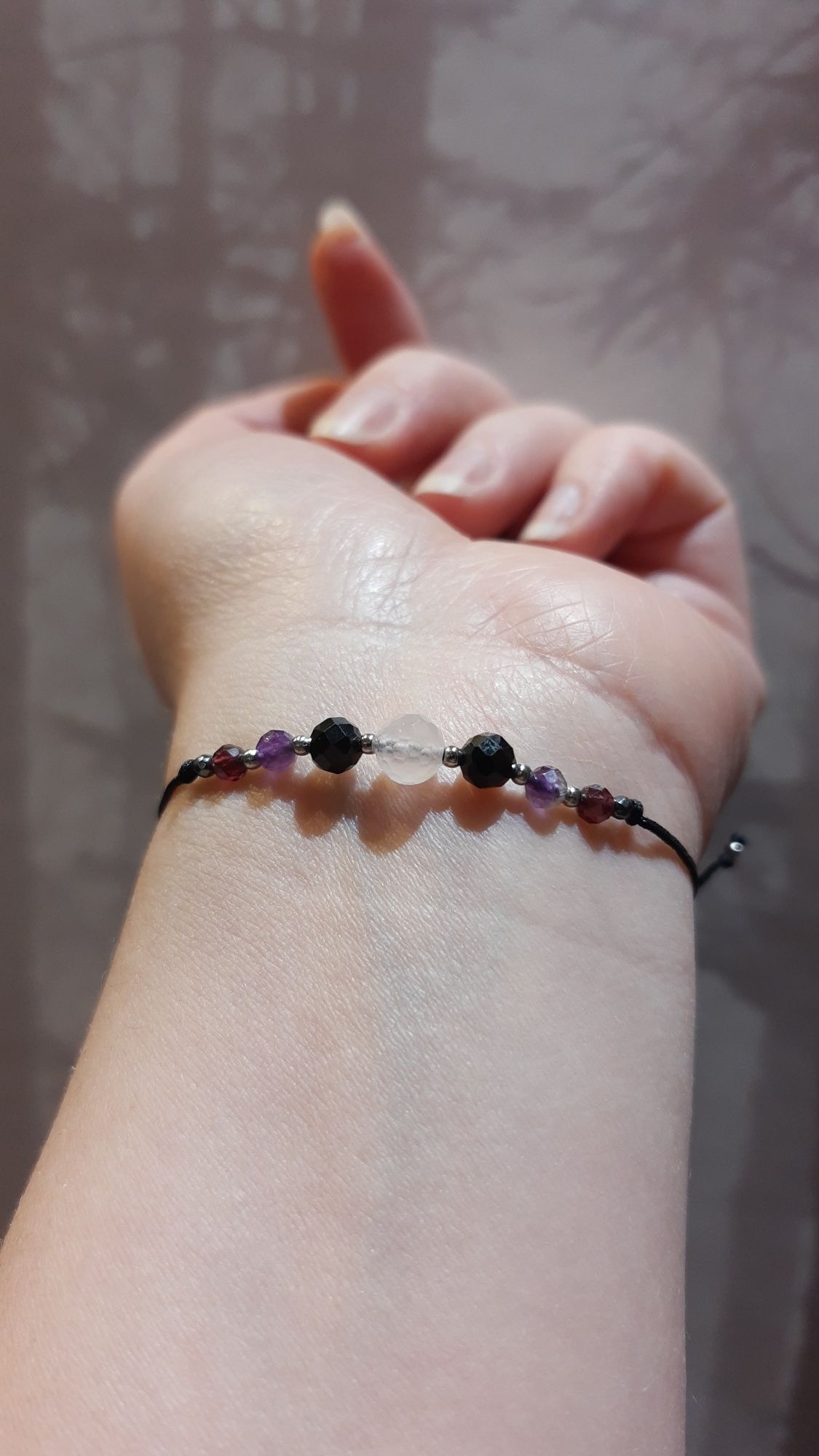 Bransoletka z kamieni, hand made, miłość, ochrona, spokój, odwaga