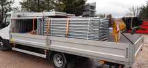 Nowe rusztowania Plettac 290 m2 tanio.