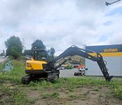 Koparka 9 ton Wynajem minikoparki 9t Najem Wypożyczalnia sprzętu