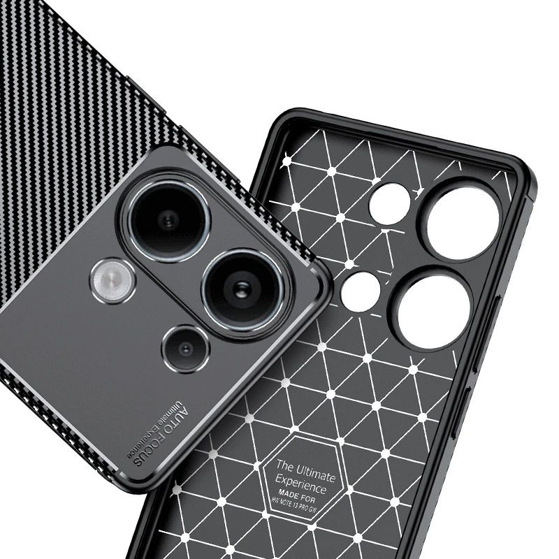 Capa T/ Carbono P/ Xiaomi Redmi Note 13 Pró 4G /  Redmi Note 13 Pró 4G