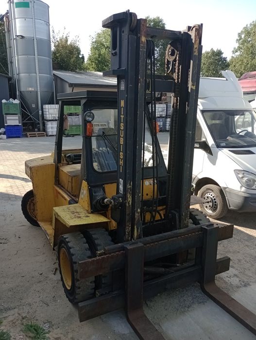 Wózek widłowy Mitsubishi fd70 udźwig 7t diesel