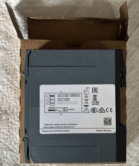 Реле часу, реле времени Siemens 3RP2525/3RP2540-1AW30