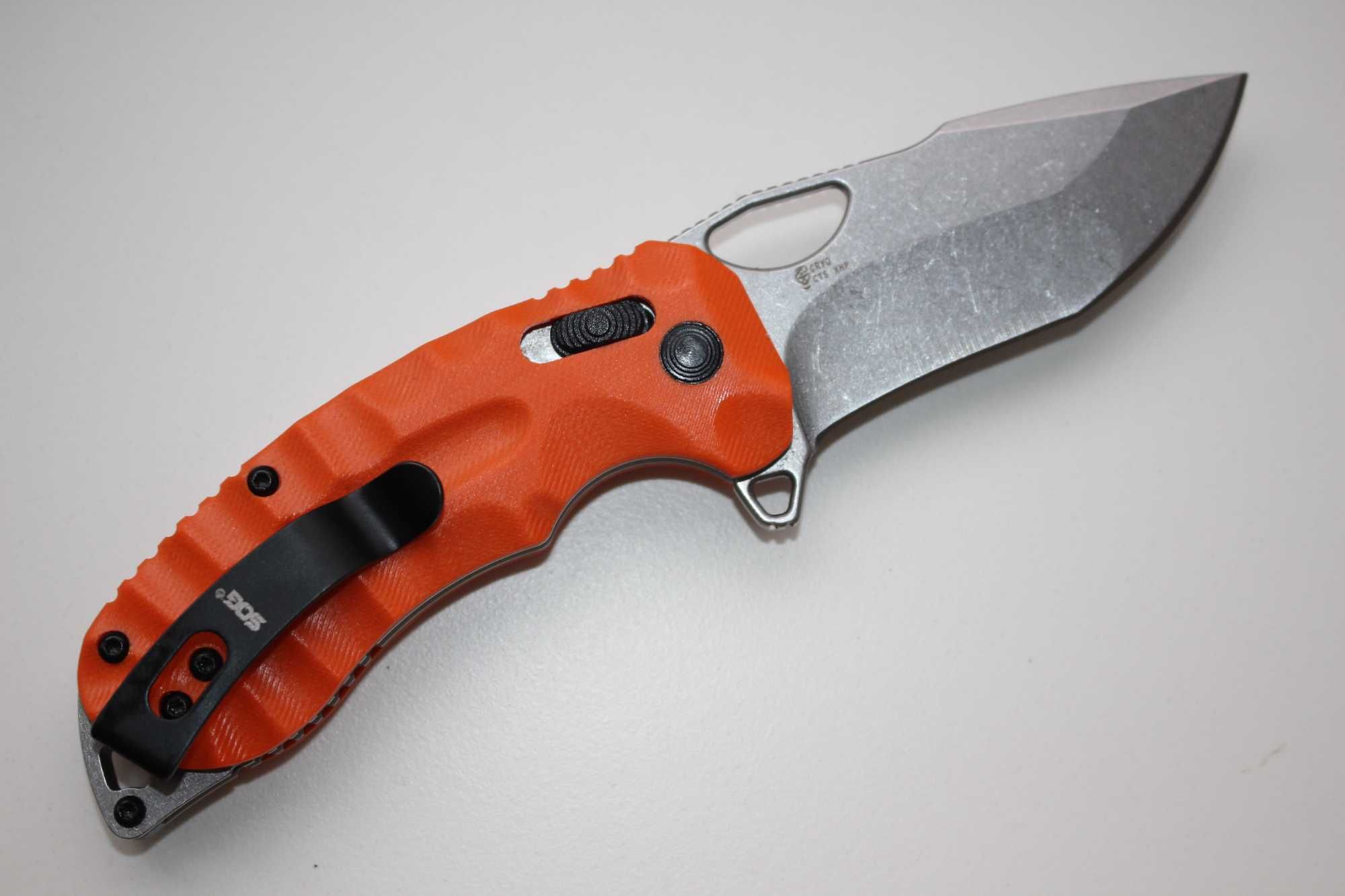 Кишеньковий ніж складаний туристичний SOG Kiku XR накладки G10 нож