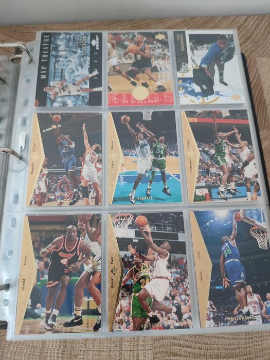 Karty koszykarskie NBA 117szt retro stan bdb