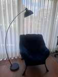 Candeeiro de pé arco, candeeiro de pé Osasy vintage