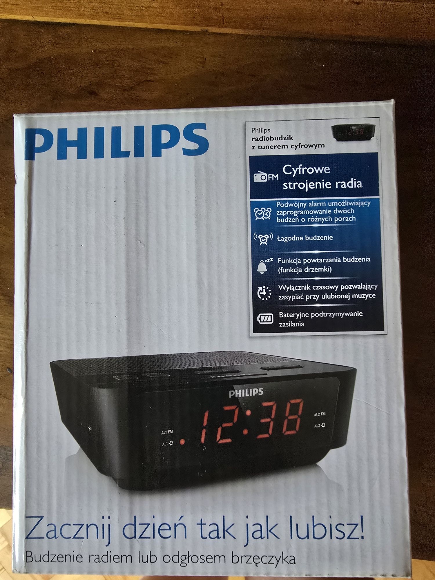 radio radyjko radiobudzik philips