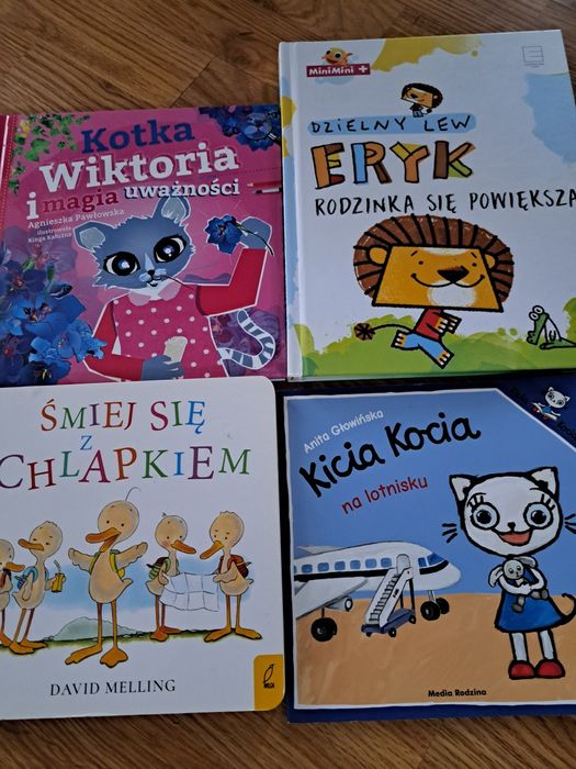 Książeczki dla dziecka Kicia Kocia i inne - 4 szt. za 20 zł