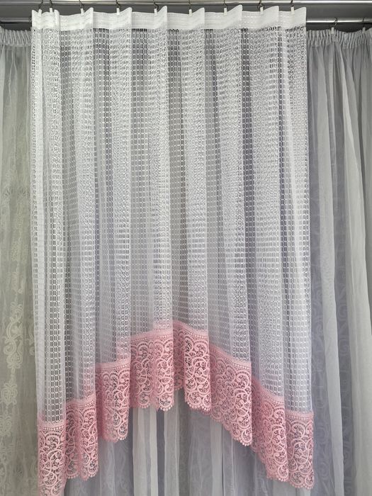 Тюль в кухню готова арки