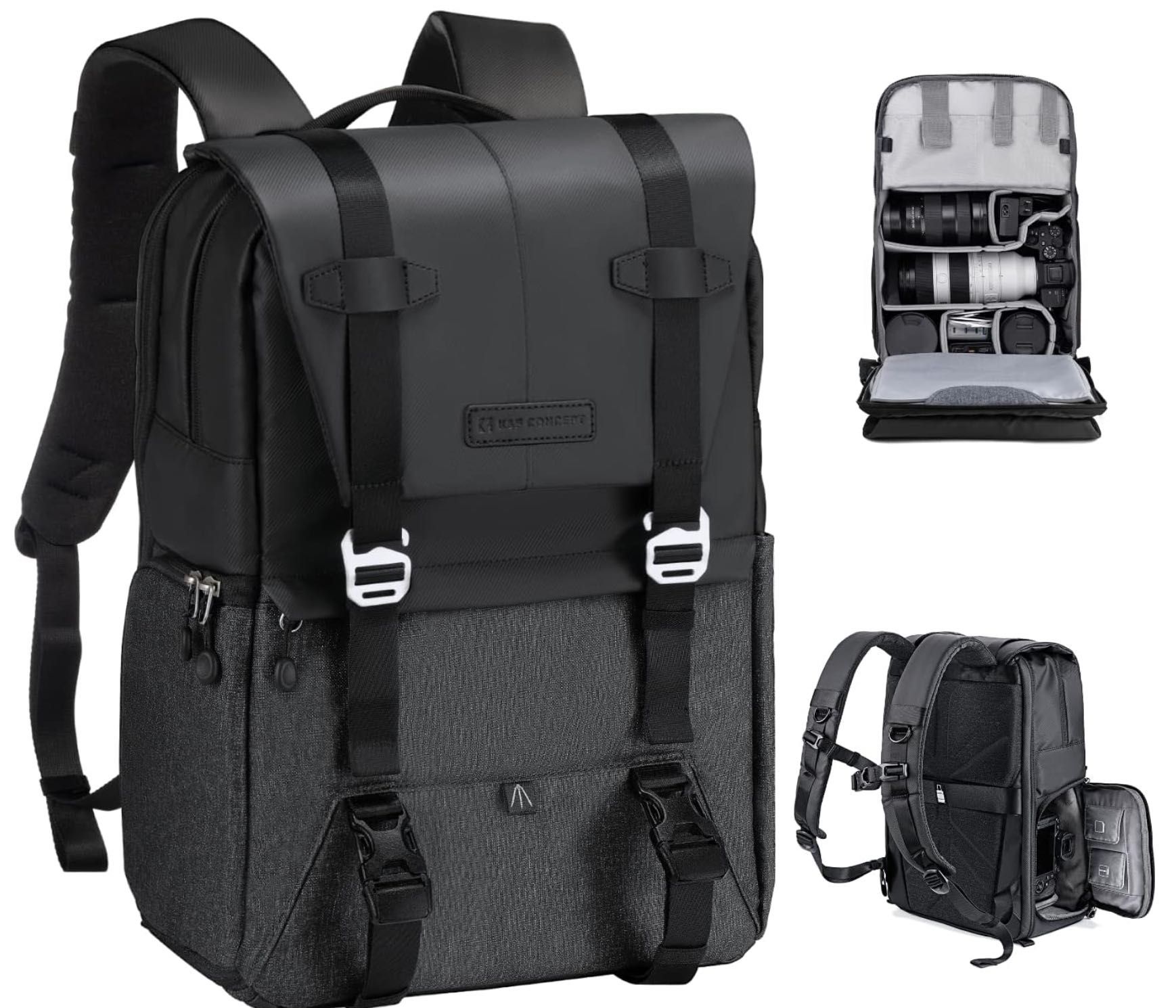 Mochila fotografia K&F Concept + compartimento Laptop 15.6 Inch Nova!