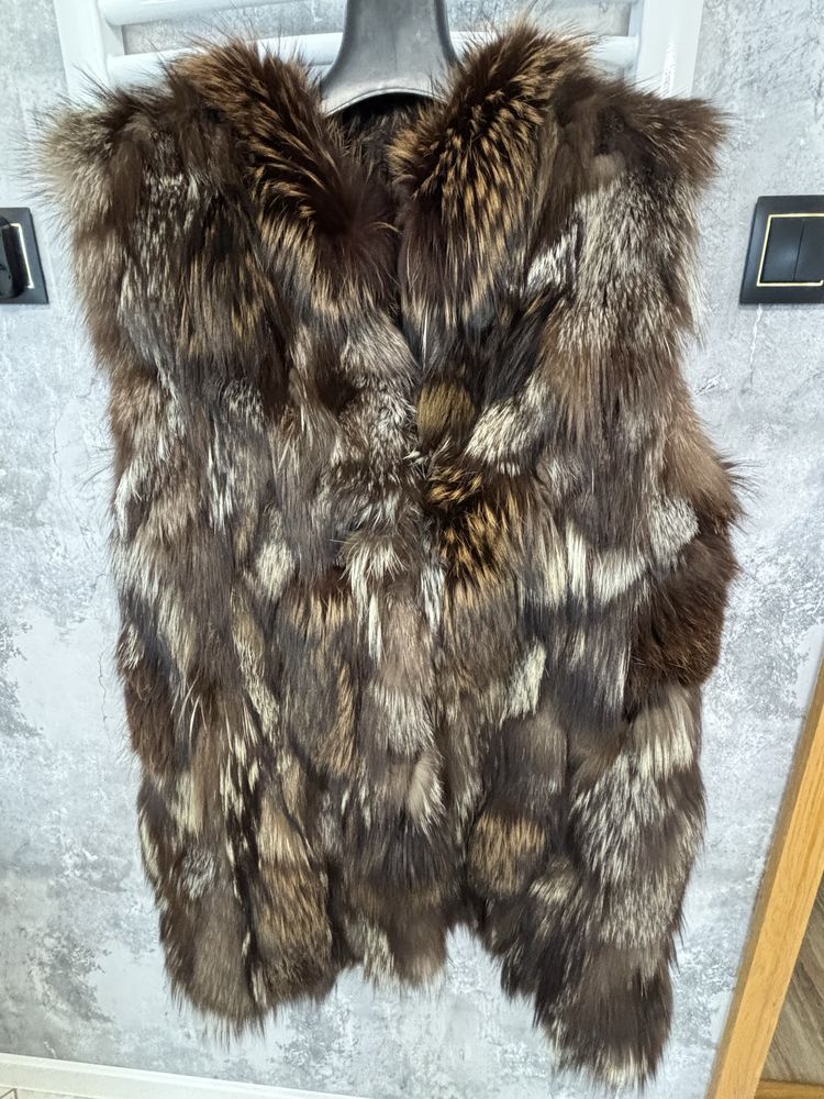 Kamizelka z naturalnej skóry
