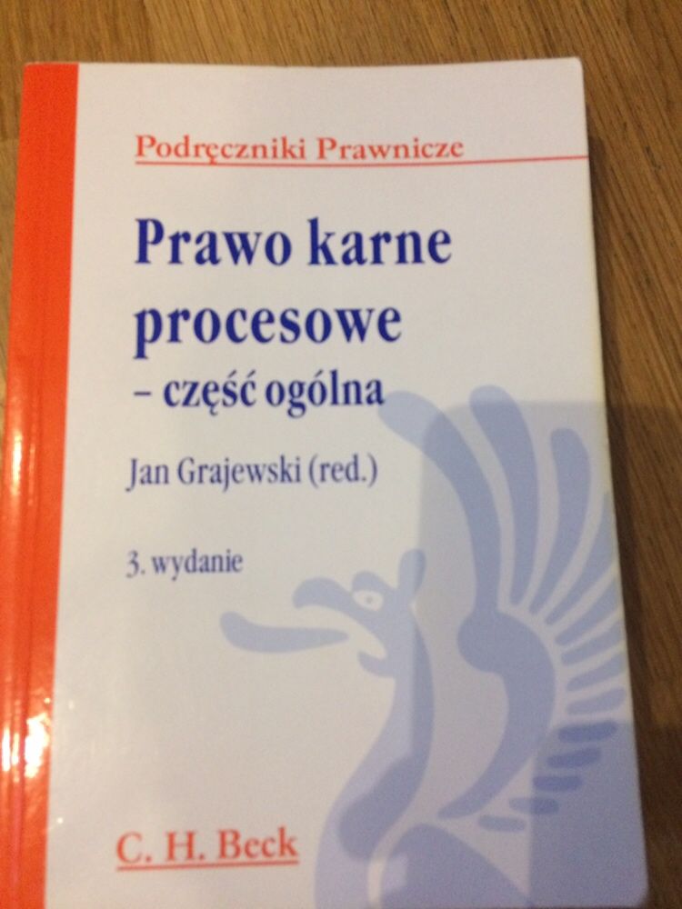 Prawo karne procesowe - cześć ogólna Grajewski