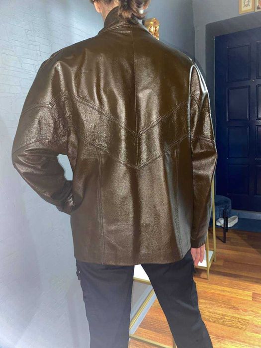 Пиджак куртка натуральная кожа