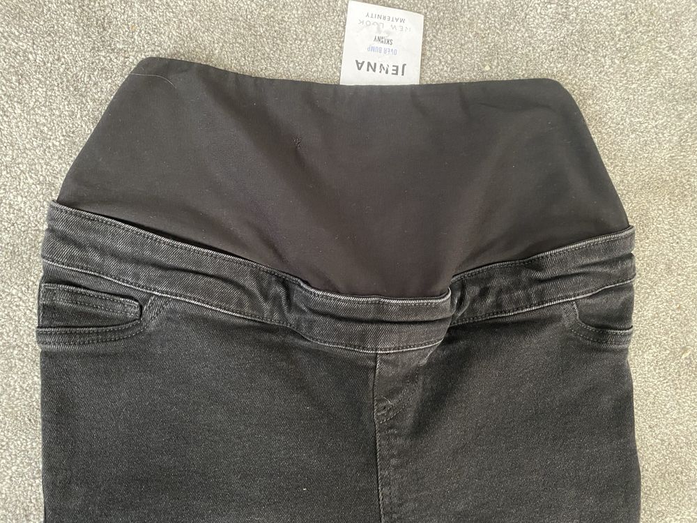 spodnie ciazowe skiny jesnsy z pasem na bezuchu r.26/S nowe z metka