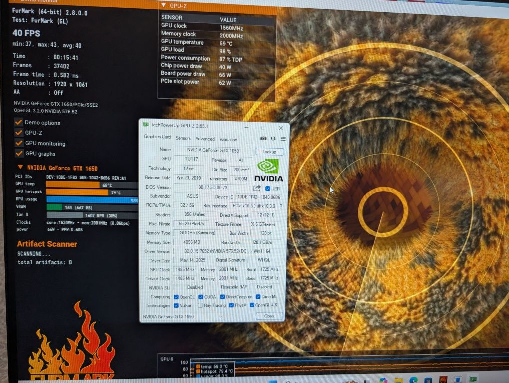 ASUS DUAL GTX 1650 4GB (GDDR5) Гарантія | XPLAY