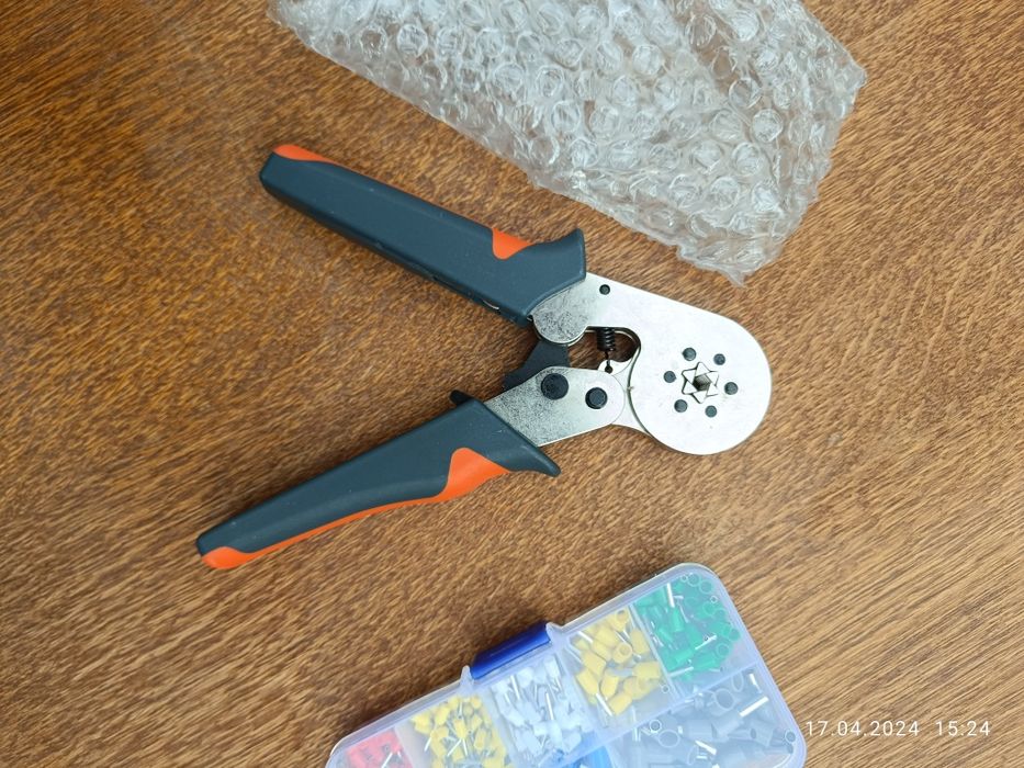 Кримпер обжимні кліщі 0.25-6 мм Wozobuy з набором наконечників 400шт.