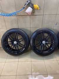 Audi opony+felgi czarne 19 5x112 wzor rs4 sline