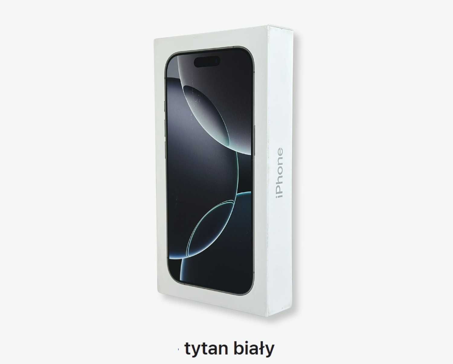 iPhone 16 Pro Max 256GB Tytan Biały 4900zł Żelazna 89