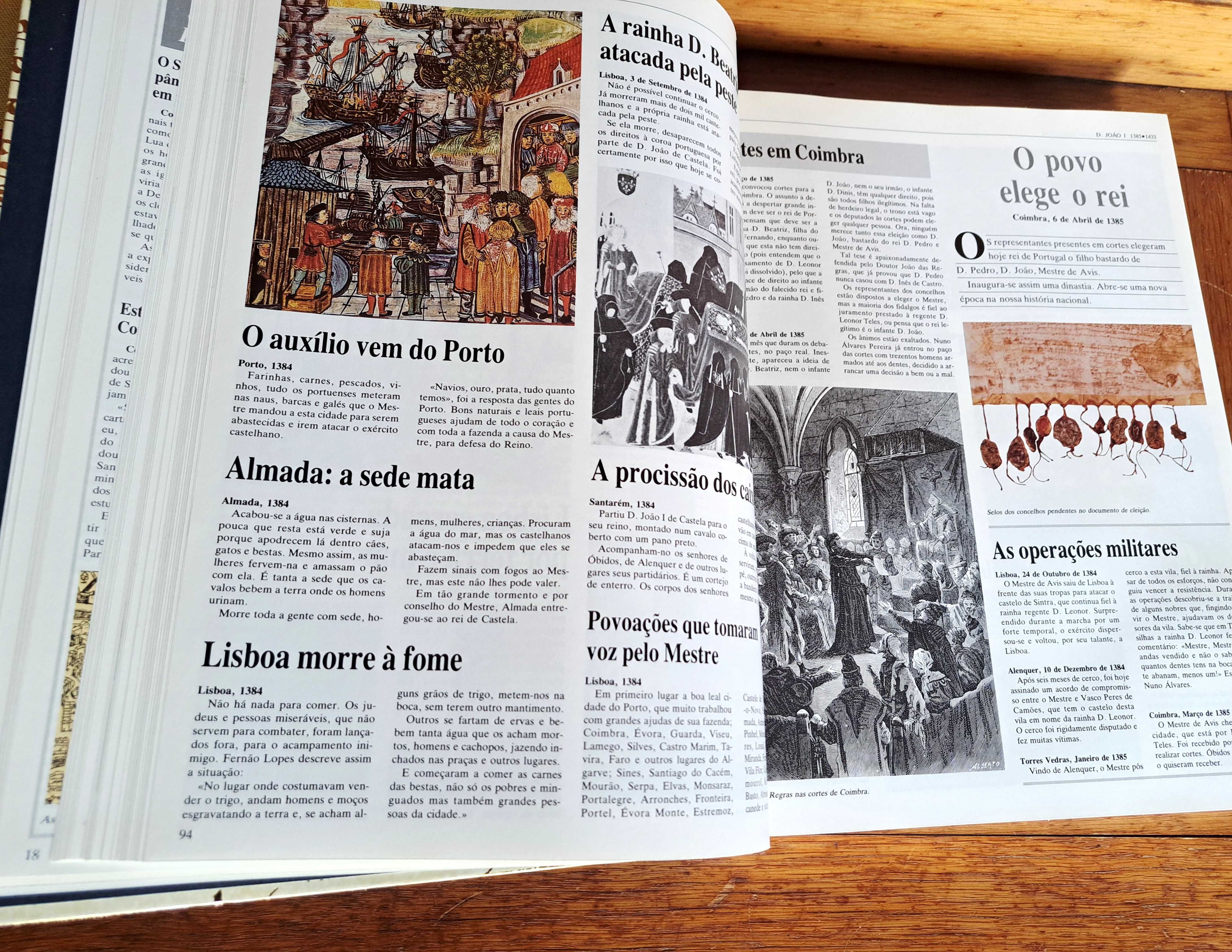 Diário da História de Portugal com comentários de José Hermano Saraiva