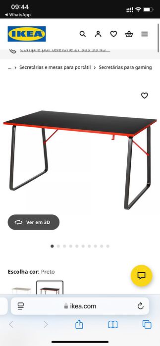 Secretária para Gaming - Ikea HUVUDSPELARE