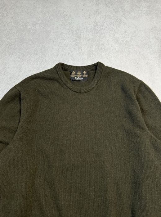 Шерстяной свитер Barbour made in Scotland мужской винтажный (оригинал)