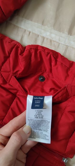 Kurtka ocieplana dwustronna r.92 Gap baby