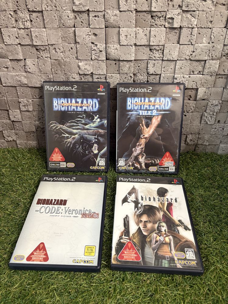 Оригінальні диски SONY PS 2 Biohazard NTSC Ціна за усі