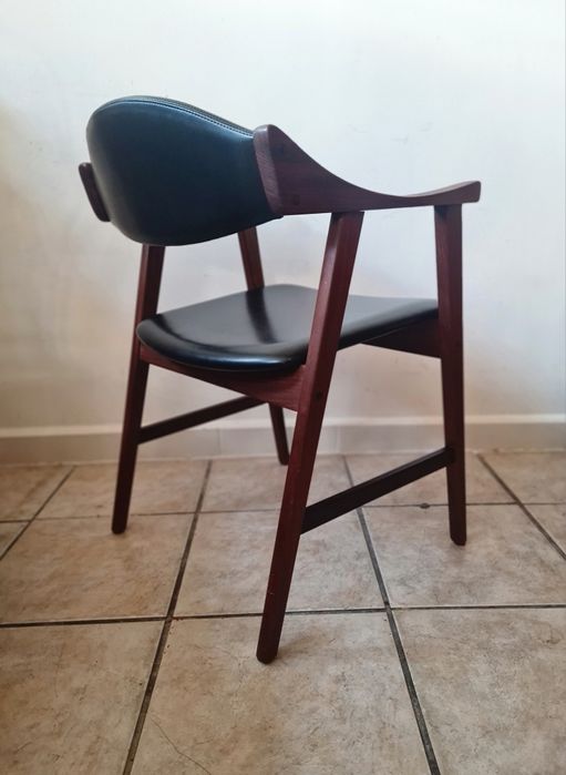 Krzesło tekowe do biurka proj.Arnta Lande dla Stokke,Norwegia, mid-c