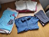 Zestaw dla dziewczynki 110/116 bluzy, bluzki