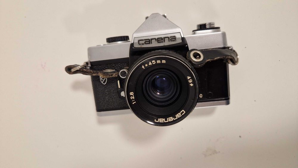 Объектив carenar 45mm f 2.8 м42 + фотоаппарат Carena