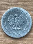 PRL - 20gr - Al - 1962r - rzadka!